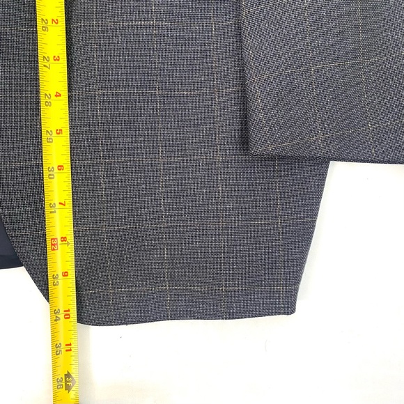 Canali Textured Windowpane Sport Jacket 42L - Picture 12 of 12